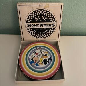 Vintage 1994 Warner Brothera Cork Coasters